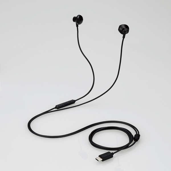 ELECOM（エレコム） 有線 イヤホン USB Type-C マイク付 音量調節 可能