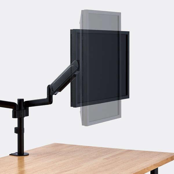 ELECOM（エレコム） モニターアーム ディスプレイアーム デュアル
