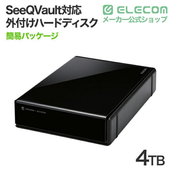 ELECOM（エレコム） 外付けHDD SeeQVault Desktop Drive USB3.2 (Gen1