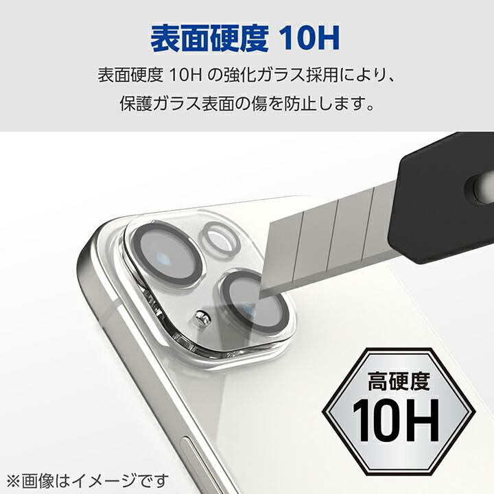 ELECOM（エレコム） iPhone 15 / Plus 用 カメラレンズカバー ガラス