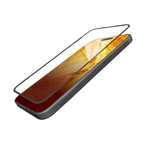 iPhone 15 Plus 用 ガラスフィルム カバー率99％ 高透明 iPhone15 Plus 2眼 6.7 インチ フルカバー┃PM-A23BFLKGG アウトレット エレコム わけあり 在庫処分｜elecom｜02