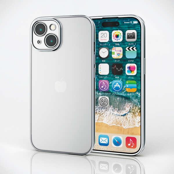 ELECOM（エレコム） iPhone 15 用 ソフトケース 極限 メタリック