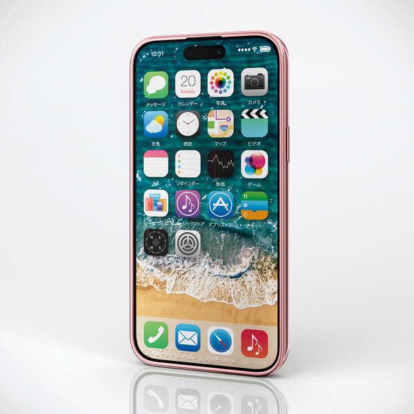 ELECOM（エレコム） iPhone 15 Plus 用 ソフトケース 極限 メタリック