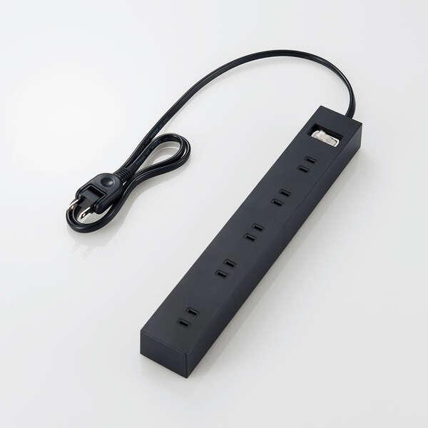 ELECOM（エレコム） 電源タップ 10個口 一括 スイッチ 付き上面5口+