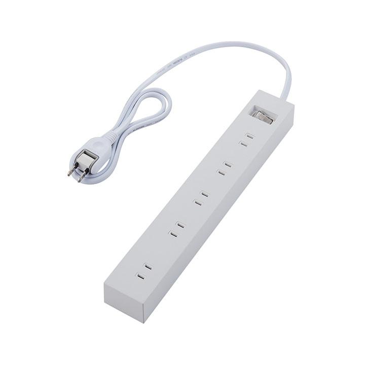 ELECOM（エレコム） 電源タップ 10個口 一括 スイッチ 付き タップ 雷
