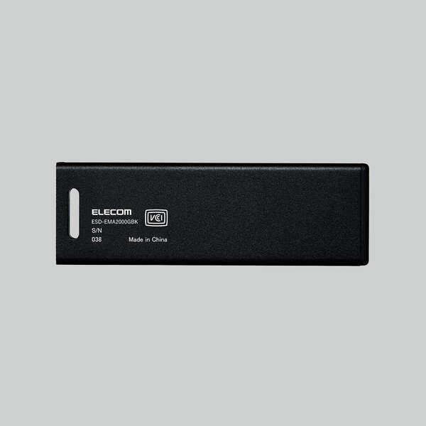 ELECOM エレコム 外付けSSD ポータブル USB3.2(Gen2)対応 ELECOM エレコム 外付けSSD ポータブル USB3.2(Gen2)対応
