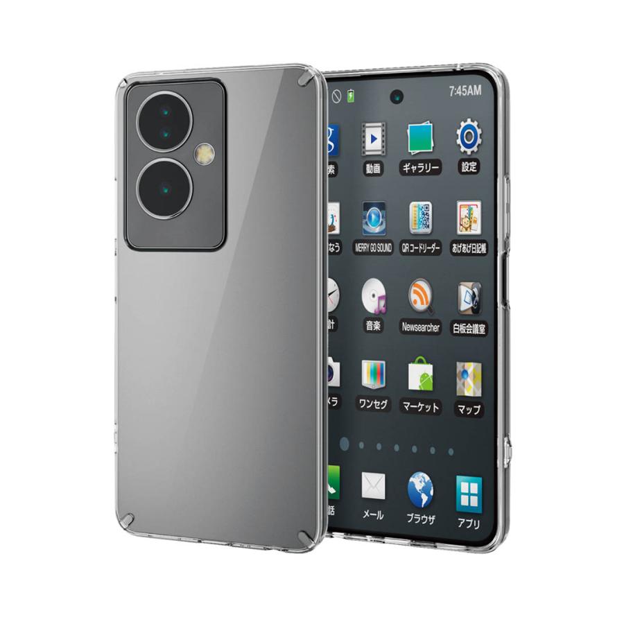 ELECOM エレコム OPPO A79 5G 用 ハイブリッドケース OPPOA795G