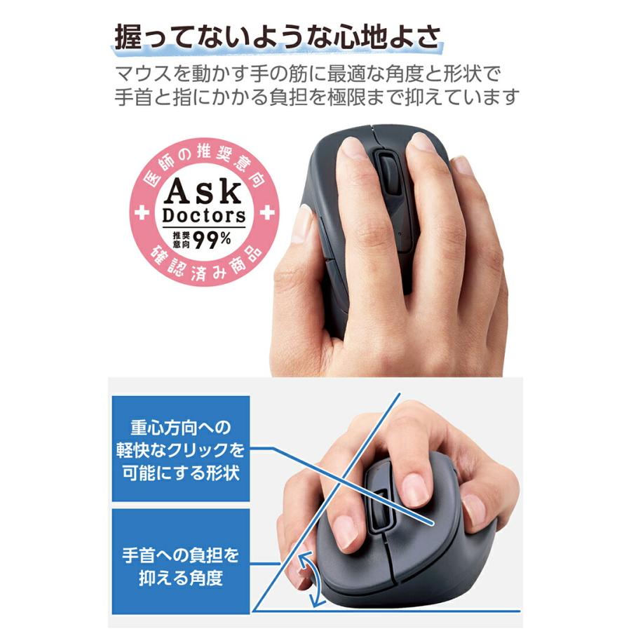 ELECOM（エレコム） ワイヤレス マウス 2.4GHz無線マウス EX-Gシリーズ