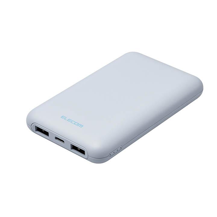 ELECOM（エレコム） モバイルバッテリー 薄型 コンパクト 10000mAh C×1