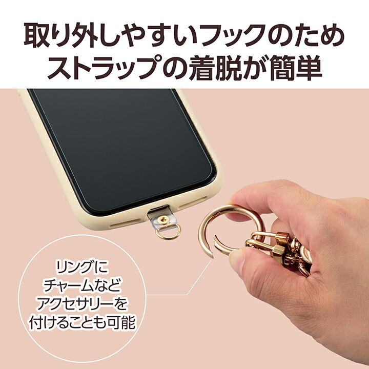 ELECOM（エレコム） スマホ ショルダーストラップ リング ストラップ