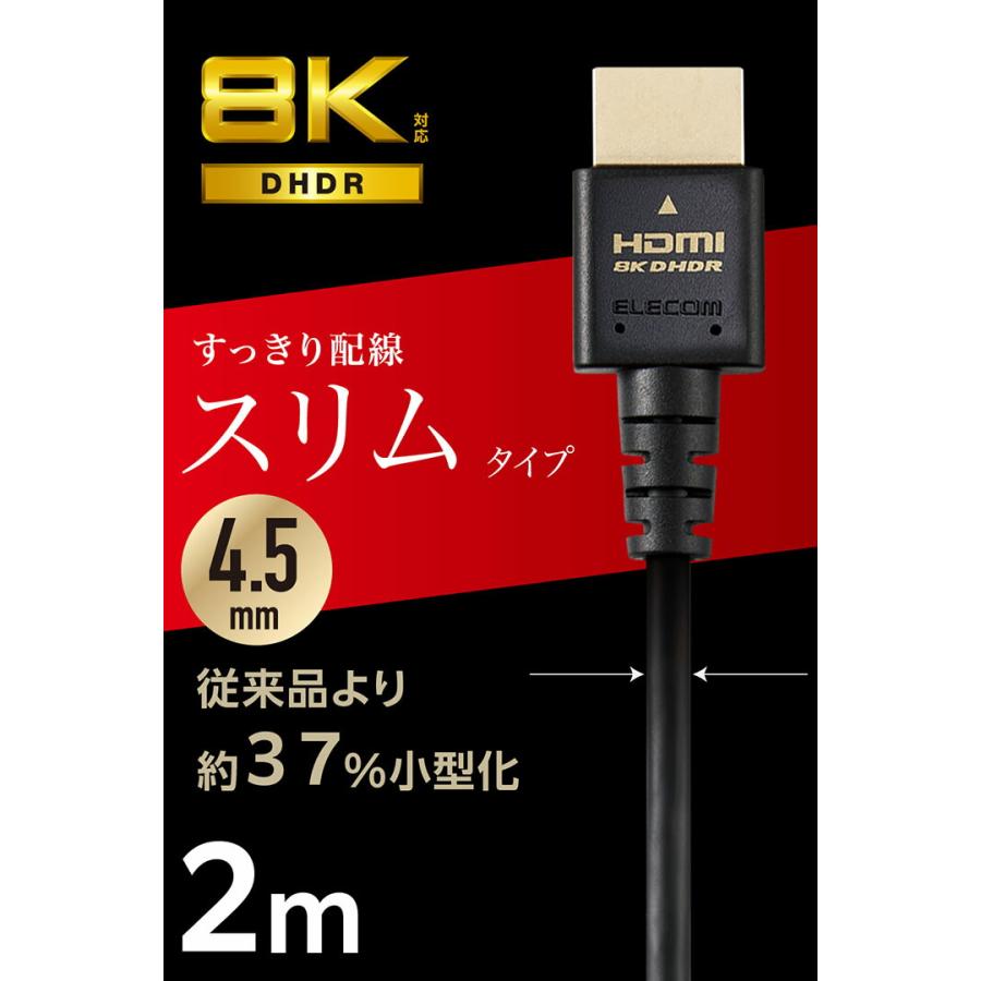 ELECOM エレコム HDMIケーブル イーサネット対応 ウルトラハイ ELECOM エレコム HDMIケーブル イーサネット対応 ウルトラハイ