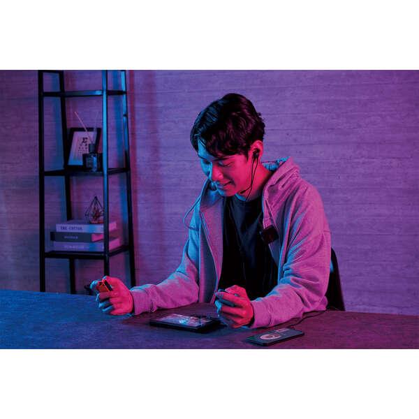 2.4GHz ゲーミング ミキサー レシーバー スマートフォン チャットアプリ 通話 ゲーム音 ミックス ブラック┃HSAD-GMMW50BK エレコム 在庫処分 | ELECOM | 05