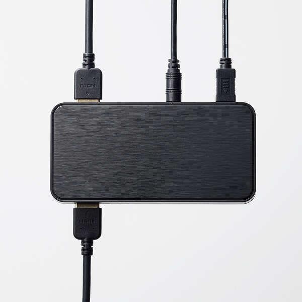 ELECOM（エレコム） 4K60Hz対応 HDMI 音声分離器 光デジタル/アナログ