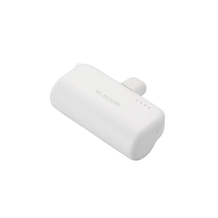 ELECOM（エレコム） モバイルバッテリー 5000mAh 直挿し スマホに挿す 