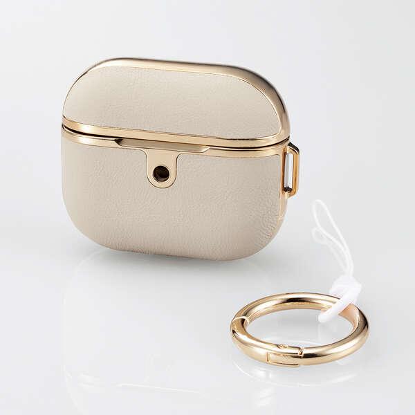 ELECOM（エレコム） AirPods第3世代 用 サイドメッキソフトレザー