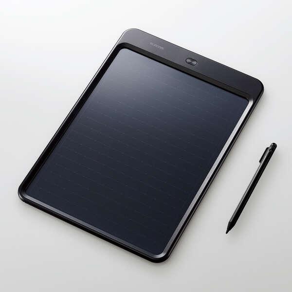 ELECOM（エレコム） 大画面の12インチ デジタル メモパッド ブラック