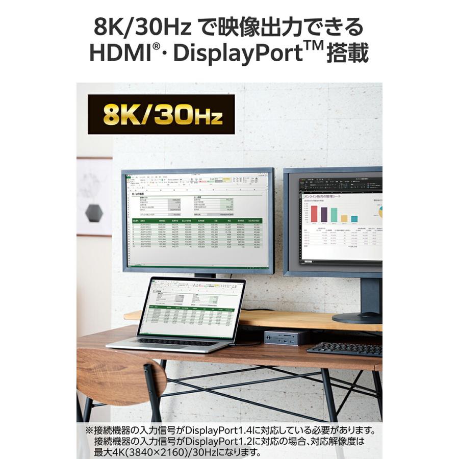 ELECOM エレコム ドッキングステーション 14in1 Thunderbolt 4 ELECOM エレコム ドッキングステーション 14in1 Thunderbolt 4