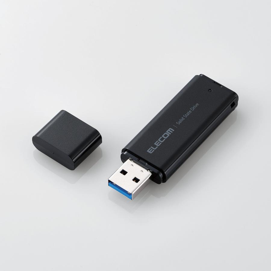 ELECOM（エレコム） 外付け ポータブル SSD 1TB 小型 キャップ式 USB