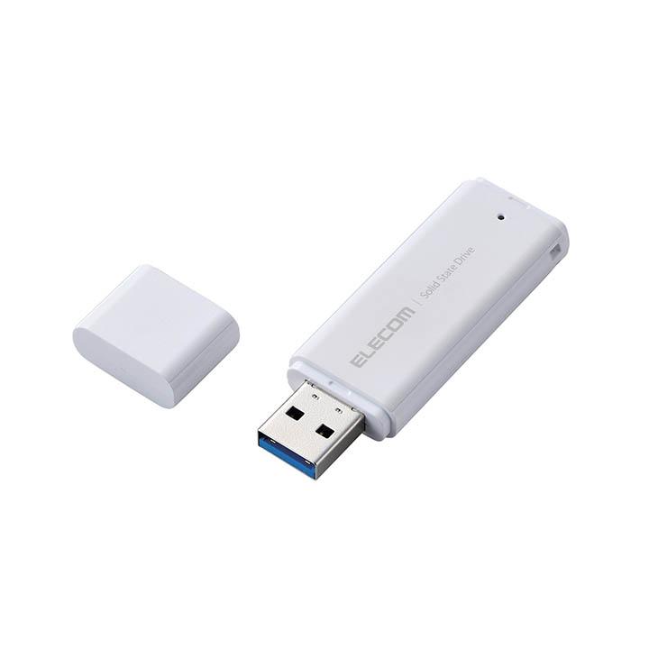 ELECOM（エレコム） 外付け ポータブル SSD 1TB 小型 キャップ式 USB