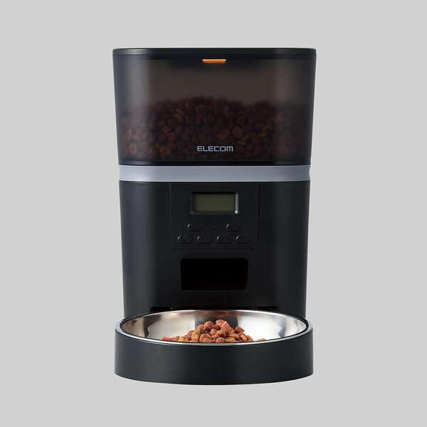 ELECOM（エレコム） ペット用 自動給餌器 1匹用 タイマー機能付 録音