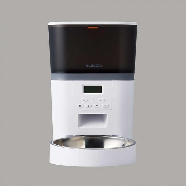 ELECOM（エレコム） ペット用 自動給餌器 1匹用 タイマー機能付 録音