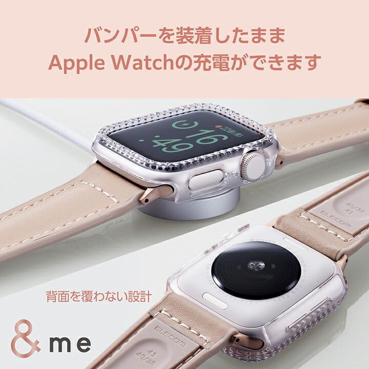 ELECOM エレコム Apple Watch SE 40mm 用 ＆me ハードバンパー 