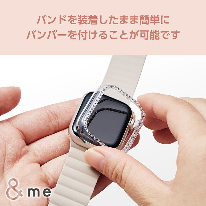 ELECOM（エレコム） Apple Watch SE 40mm 用 ＆me ハードバンパー 