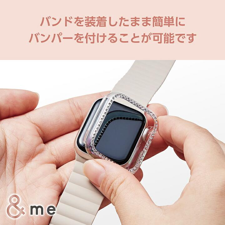ELECOM（エレコム） Apple Watch Series 9 41mm 用 ＆me ハード