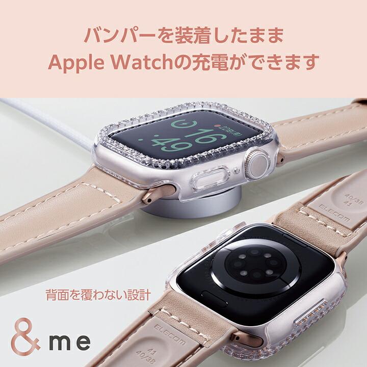 ELECOM エレコム Apple Watch Series 9 41mm 用 ＆me ハードバンパー 