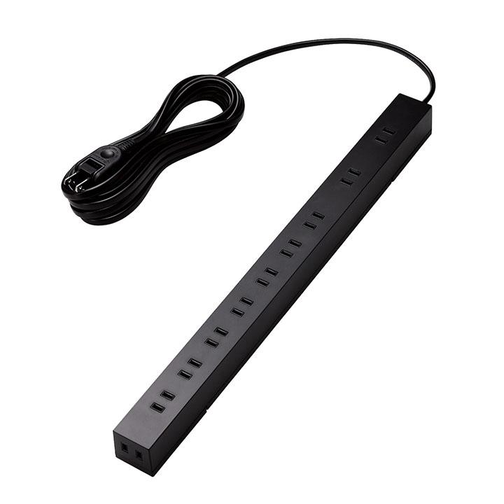 ELECOM（エレコム） 電源タップ 磁石付き 10口タップ 5m 2ピン式