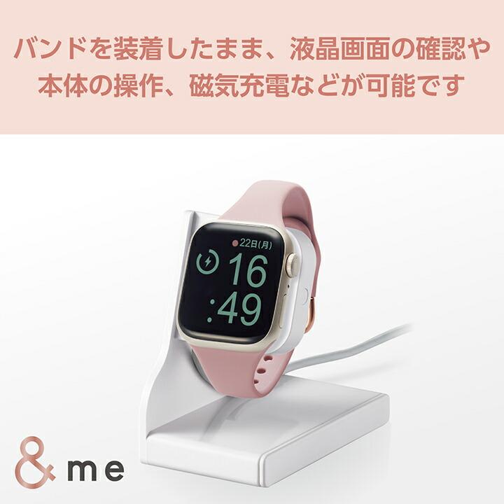 ELECOM Apple Watch 41 40 38mm 用 シリコンバンド ＆me アップル  
