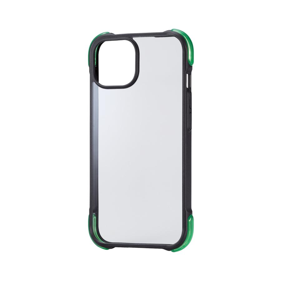 ELECOM エレコム iPhone 15 用 ハイブリッドケース AIR ブラック