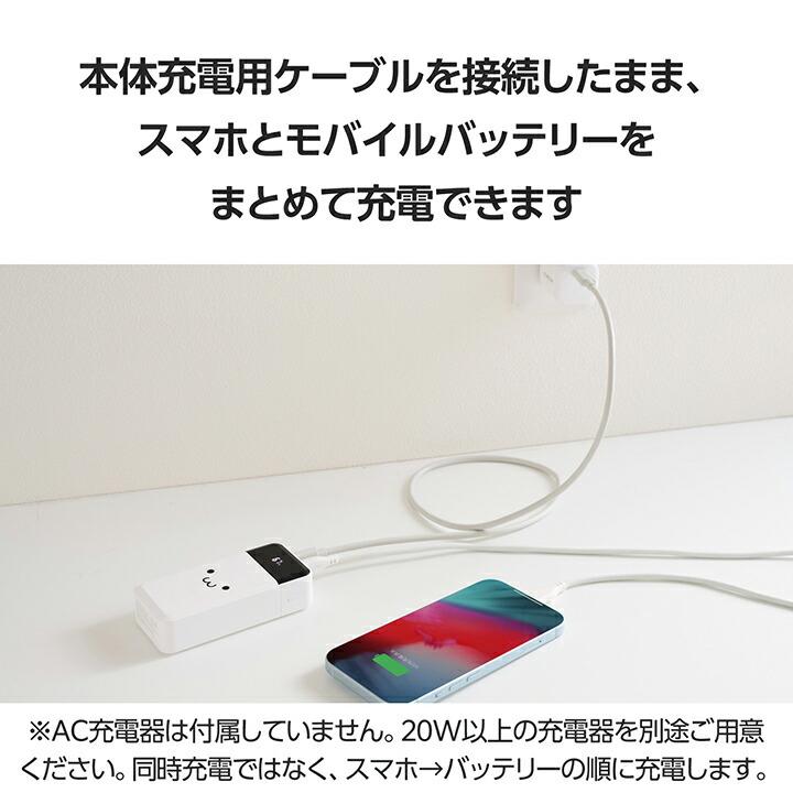 ELECOM（エレコム） モバイルバッテリー 10000mAh 30W Type-C入出力×2