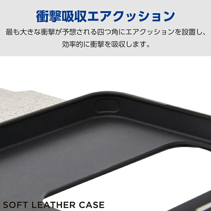 ELECOM OPPO Reno11 A 用 ソフトレザーケース 薄型 磁石付 ソフト 