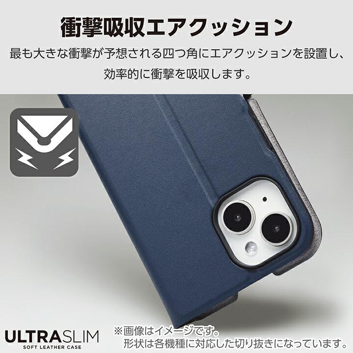 ELECOM（エレコム） Google Pixel 8a 用 ソフトレザーケース 薄型 磁石