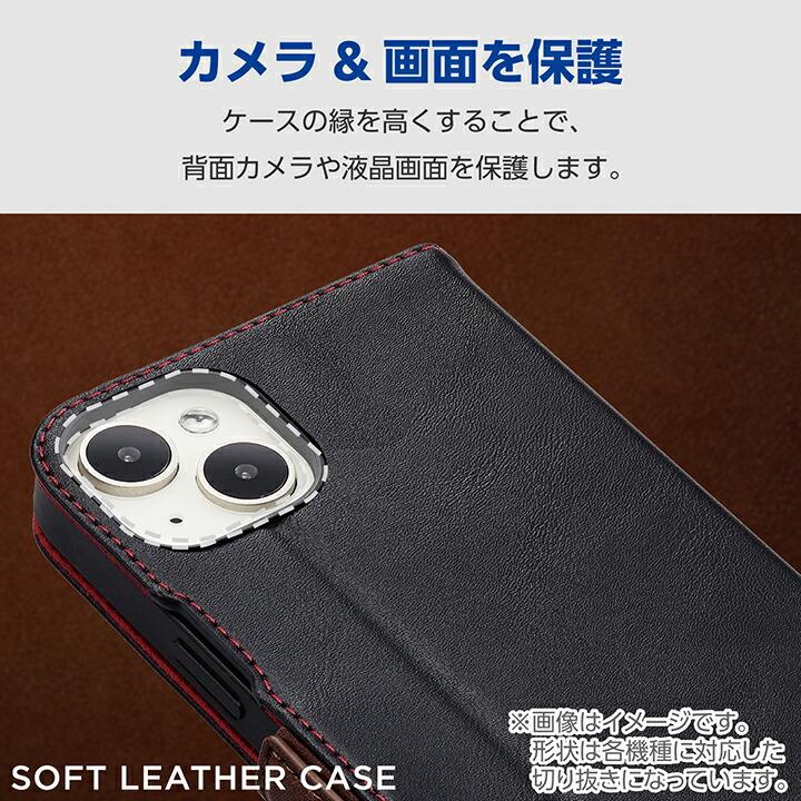 ELECOM（エレコム） AQUOS wish4 用 ソフトレザーケース 磁石付 耐衝撃
