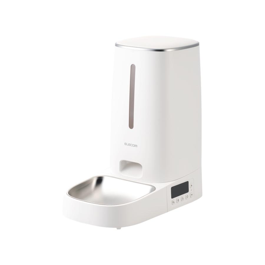 ELECOM（エレコム） 自動給餌器 ペット用品 4L 1ボウル タイマー機能付