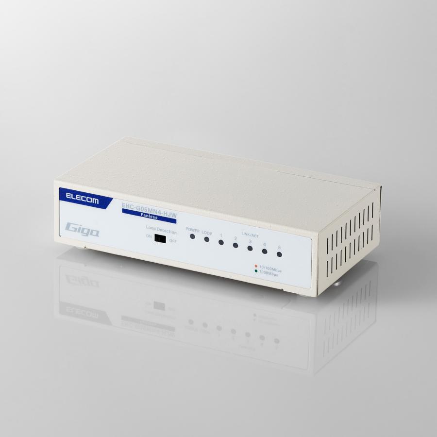 ELECOM エレコム Giga対応 スイッチングハブ 5ポート スイッチ 金属筐