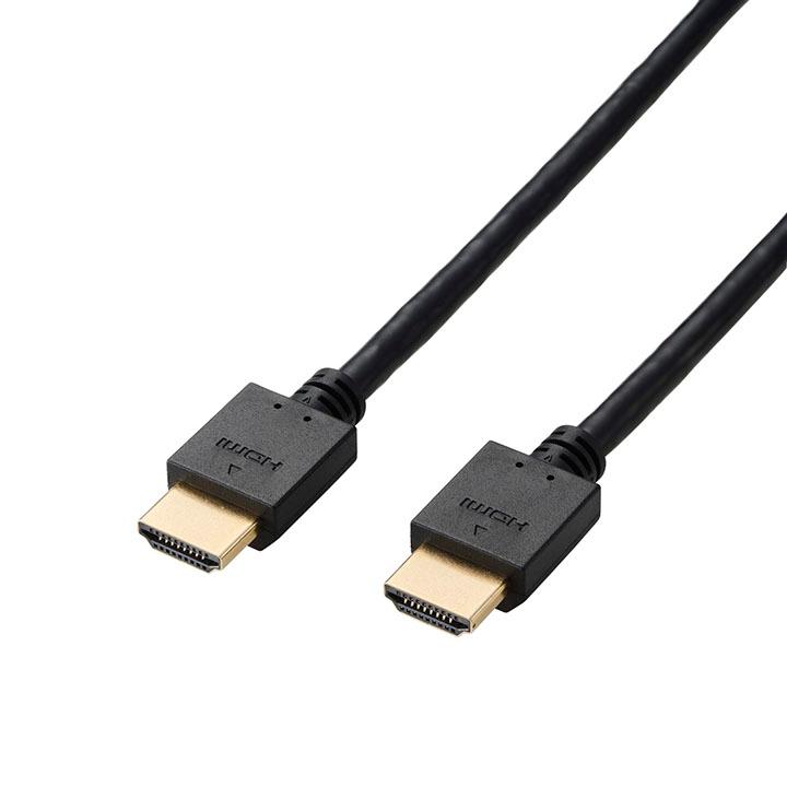 エレコム HDMIケーブル ハイスピード 1.5m イーサネット対応 HDMI1.4 最大4K/30Hz ディスプレイケーブル モニターケーブル ブラック  DH-HD14E15BK2 | ELECOM