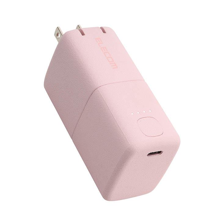 ELECOM（エレコム） モバイルバッテリー AC充電器一体 C×1 5000mAh 30W