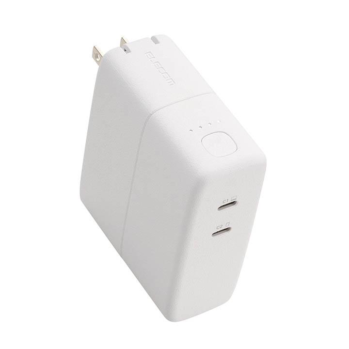 ELECOM（エレコム） モバイルバッテリー AC充電器一体 C×1 5000mAh