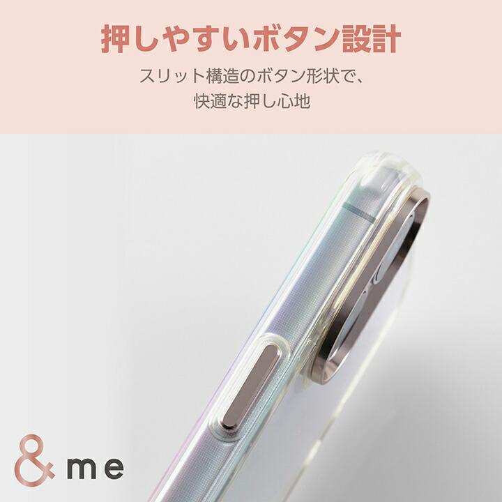ELECOM（エレコム） iPhone16 用 ＆me ハイブリッドケース オーロラ 2