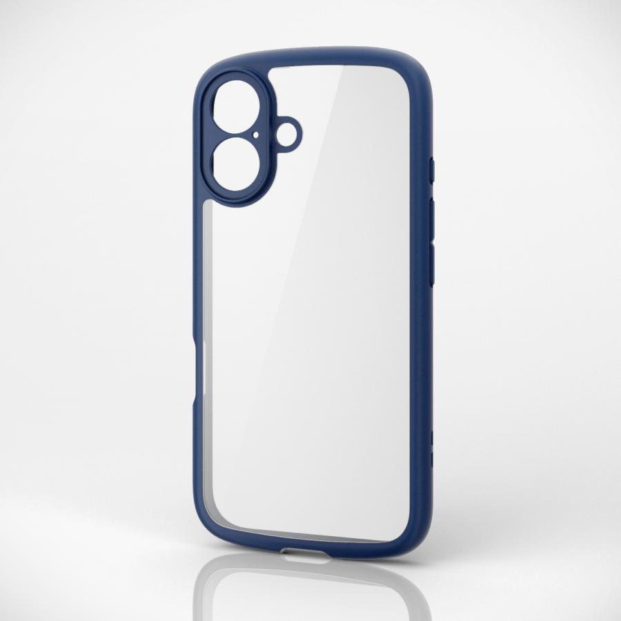 ELECOM エレコム iPhone 16 用 TOUGH SLIM LITE 背面クリア 極限保護