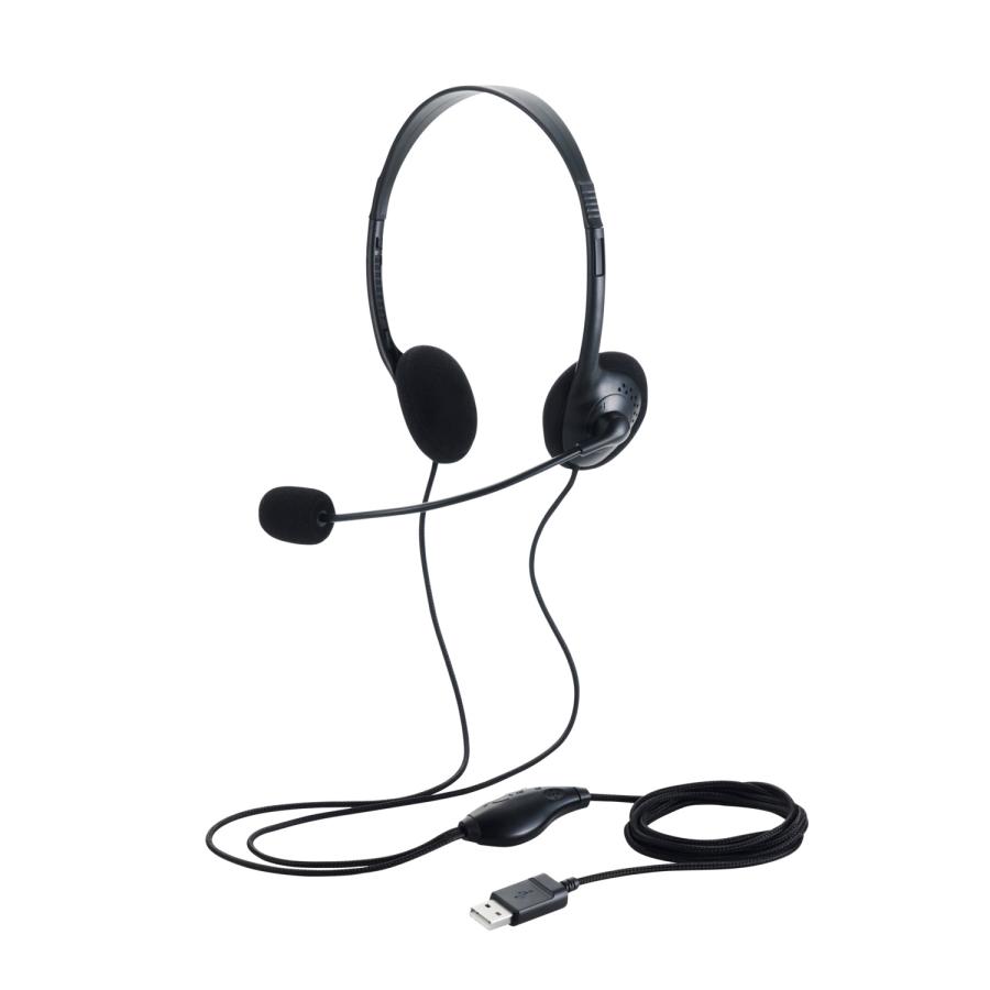 ELECOM（エレコム） 有線 ヘッドセット 両耳 小型 オーバーヘッド