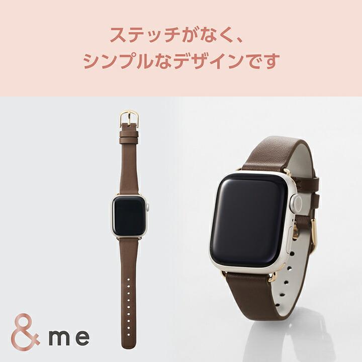 ELECOM（エレコム） Apple Watch 用 ＆me ソフトレザーバンド
