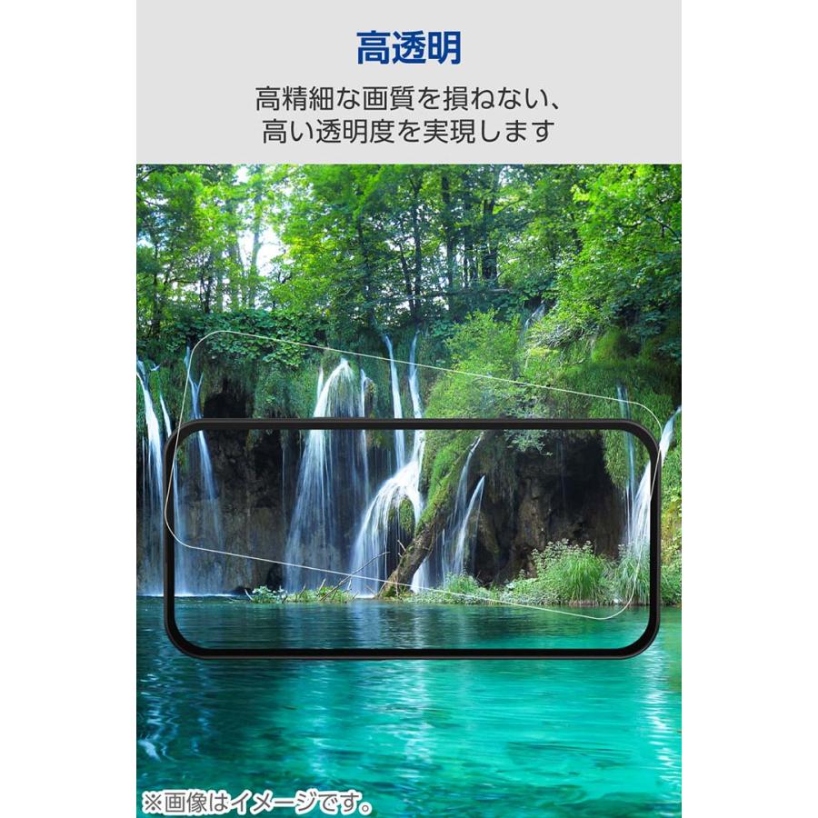 ELECOM（エレコム） iPhone SE3 / SE2 用 ガラスフィルム 高透明 2枚