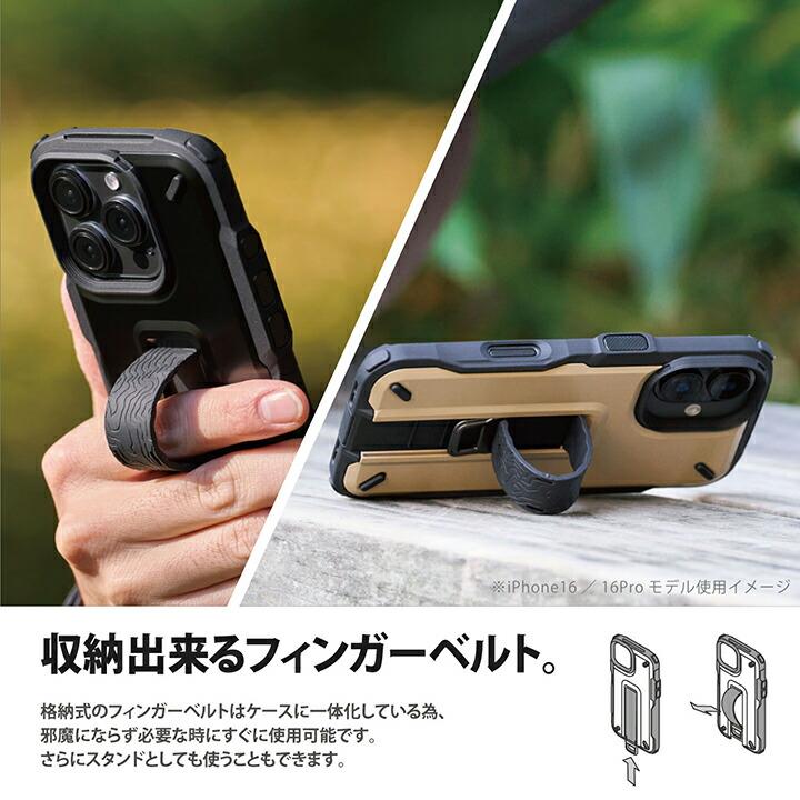 ELECOM（エレコム） iPhone 16 用 NESTOUT TREKKING ハイブリッド