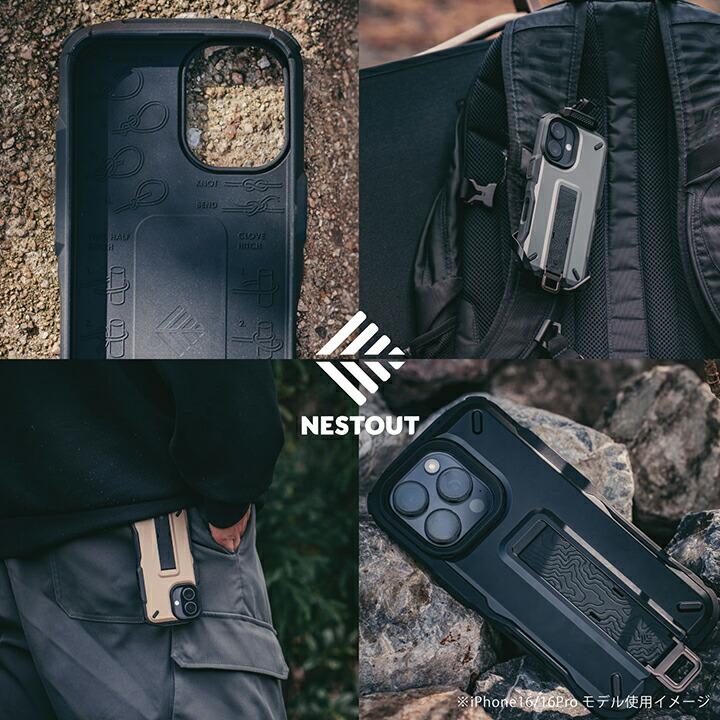 ELECOM（エレコム） iPhone 16 用 NESTOUT TREKKING ハイブリッド