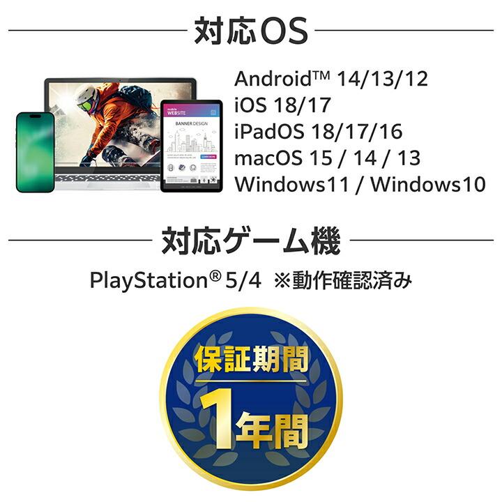 ELECOM（エレコム） 外付けSSD 1TB 外付け ポータブル SSD Type