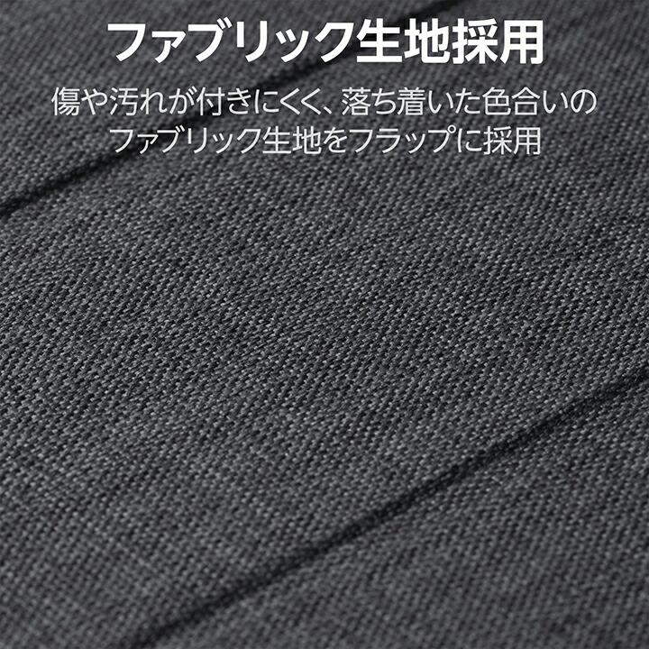 ELECOM（エレコム） iPad 第10世代 用 フラップケース 背面クリア
